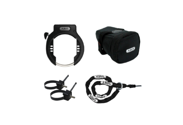 Rahmenschloss inkl. Kette & Tasche
