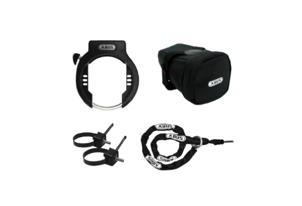 Rahmenschloss inkl. Kette & Tasche