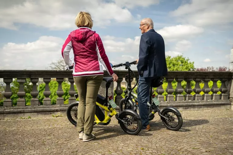 E-Scooter für Fahrradtour