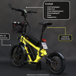 STEEREON - Opvouwbare e-scooter met zitje