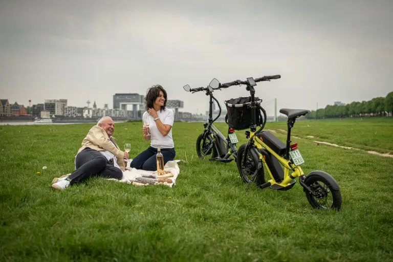 E-Scooter beim Picknic